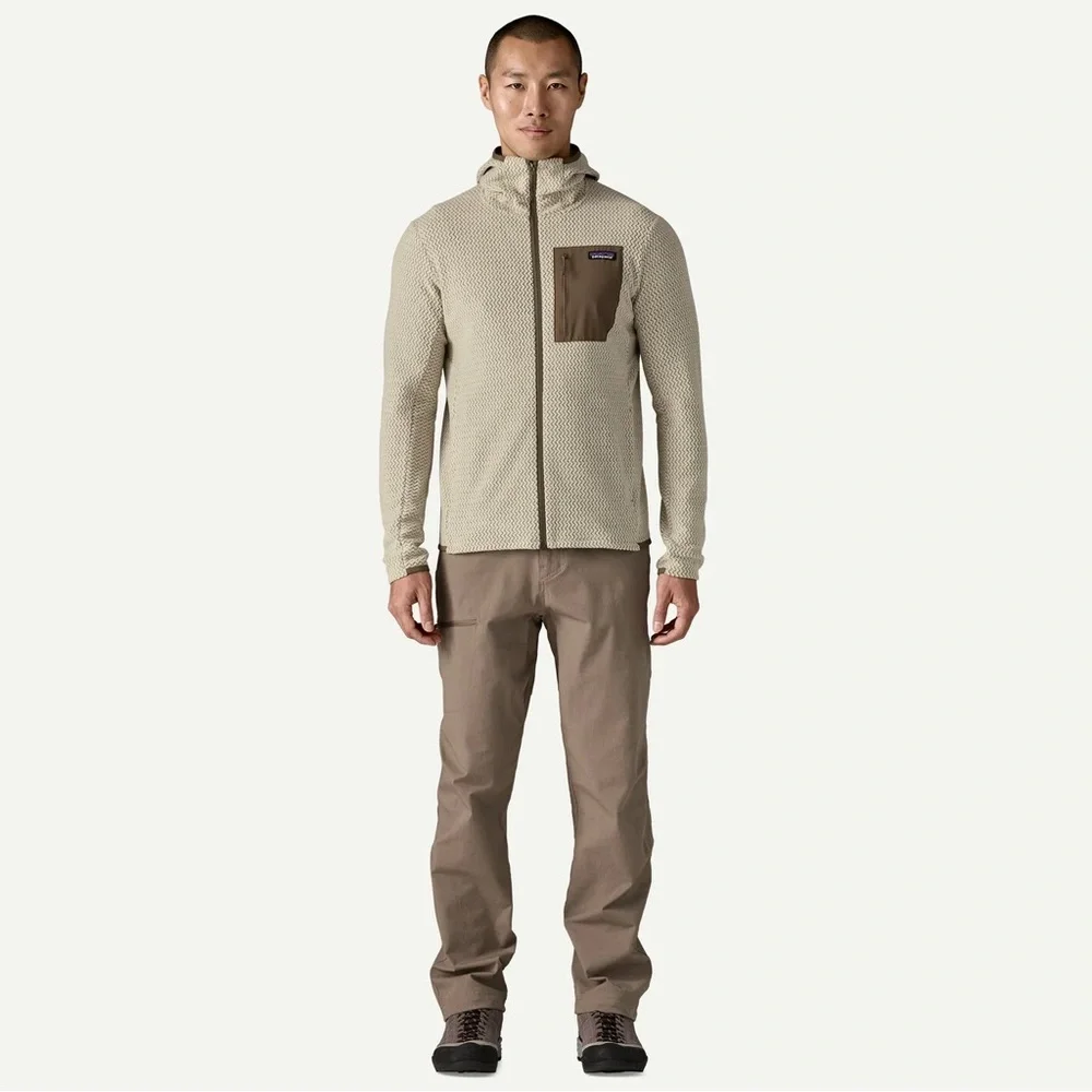 PATAGONIA Men's R1® Air Fleece Full-Zip Hoody (color: Pelican) - Picture 3 of 6